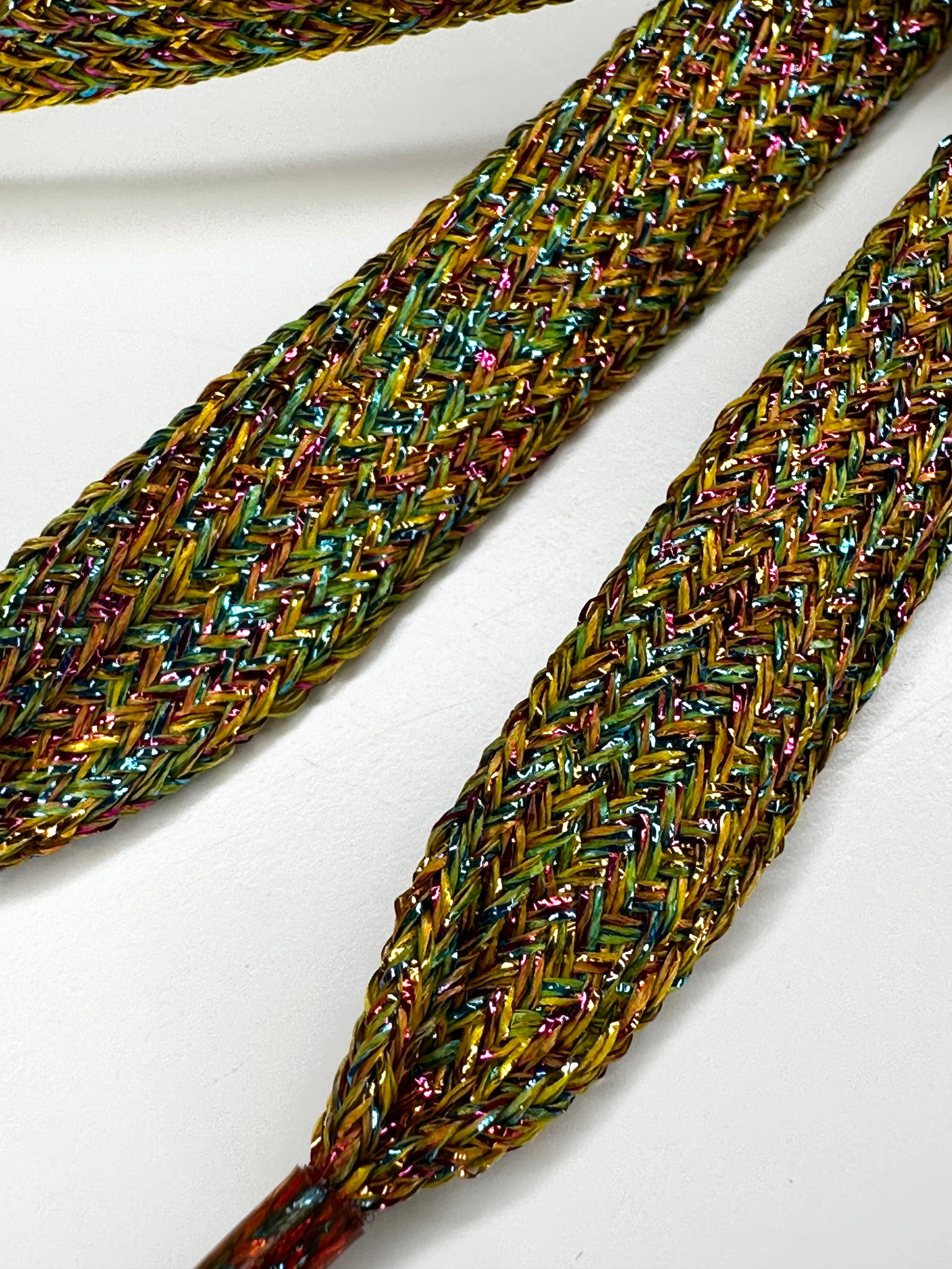 Unicorn Green Laces Glitter
