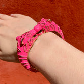 BIG Leopard Bangle Pink