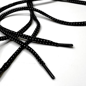 Black White Dotted Laces