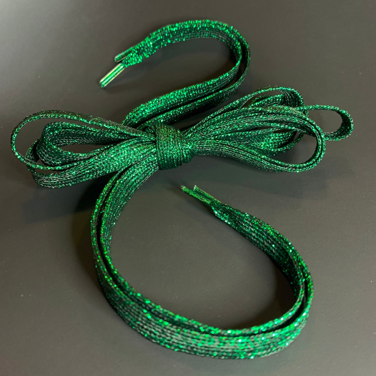 Glitter Green Laces