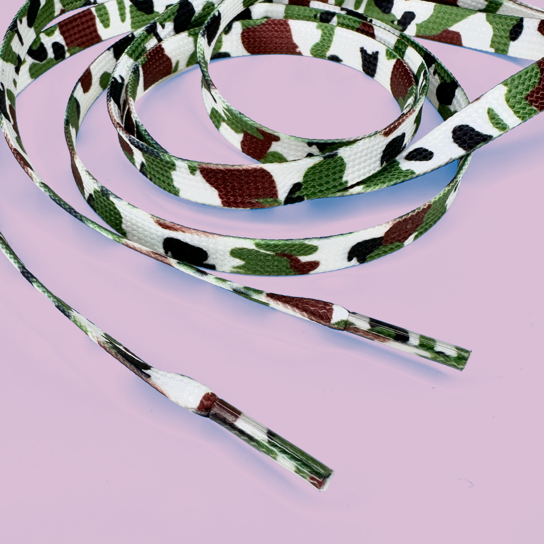Camou Light Green / White Laces