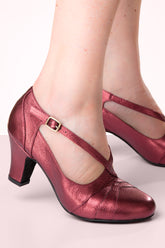 Ava Metallic Oxblood