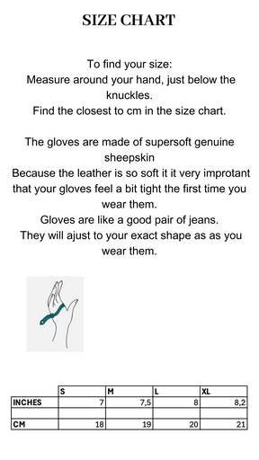 Gloves - Black with dots - Special price because of tiny imperfections.