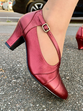 Ava Metallic Oxblood