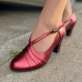 Ava Metallic Oxblood