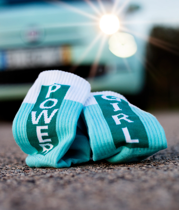 Girl Power Turquoise - Sport Socks
