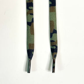 Green Camouflage Laces