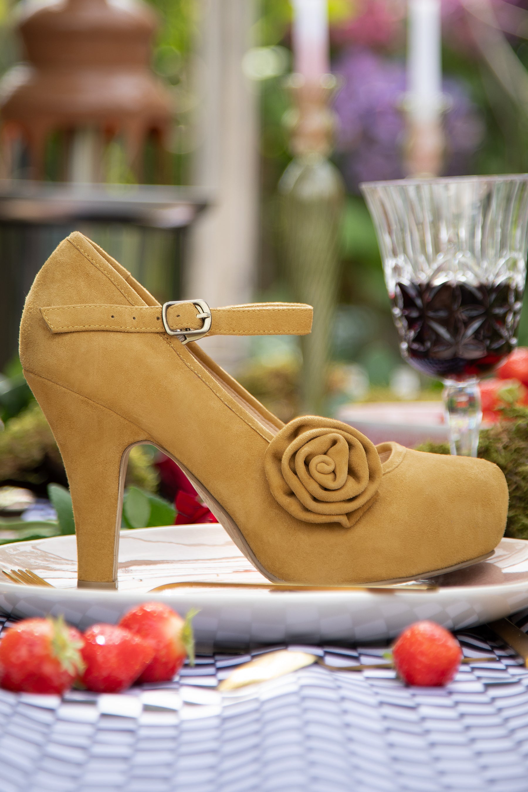 Mustard yellow hotsell stilettos