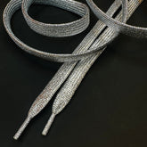 Silver Laces Glitter