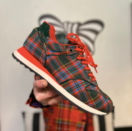 Tartan plaid deals sneakers