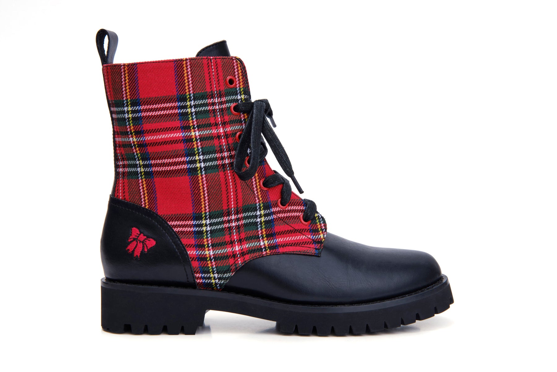 Shelly Highland Tartan Plaid boots