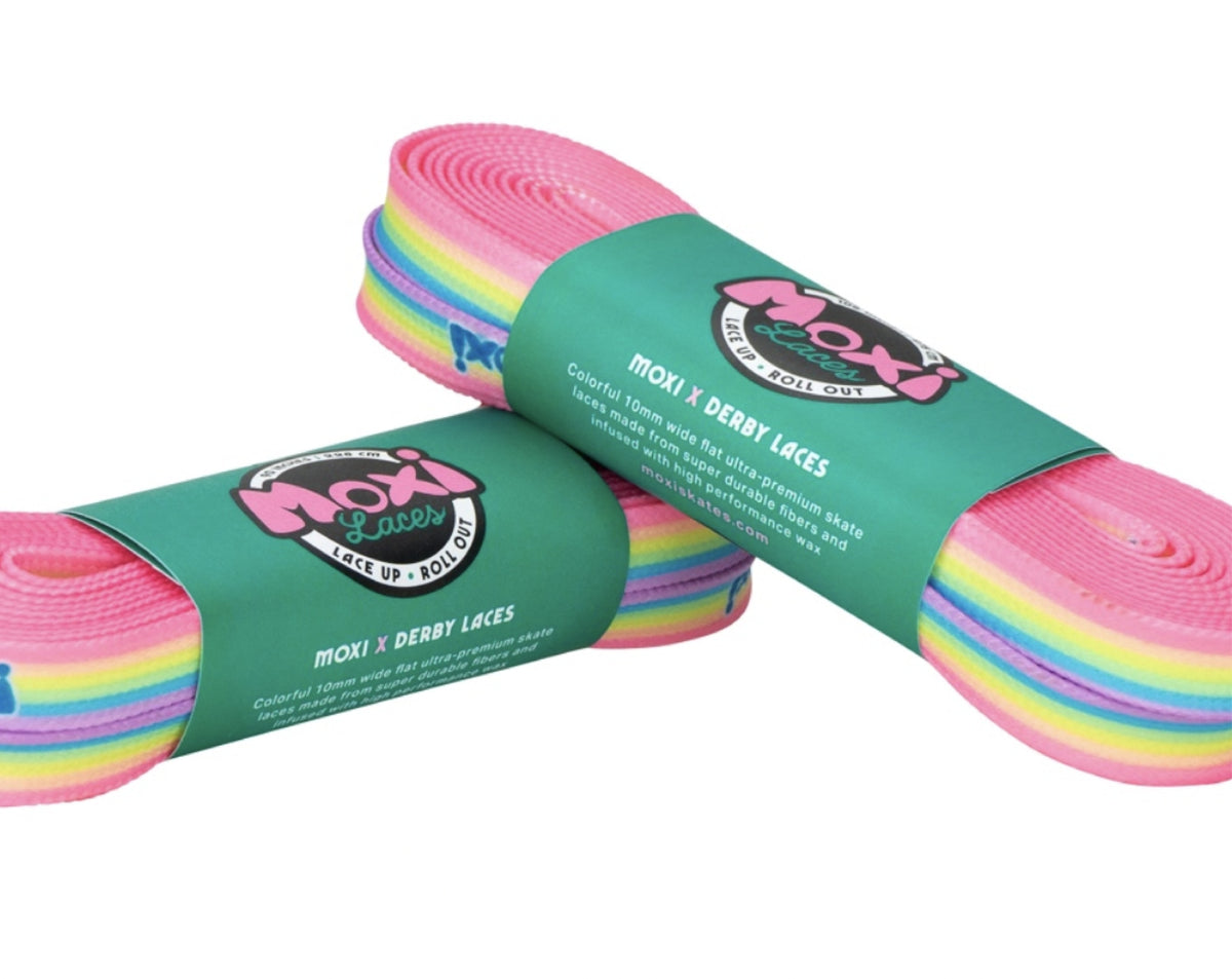Moxi Skates - Rainbow laces